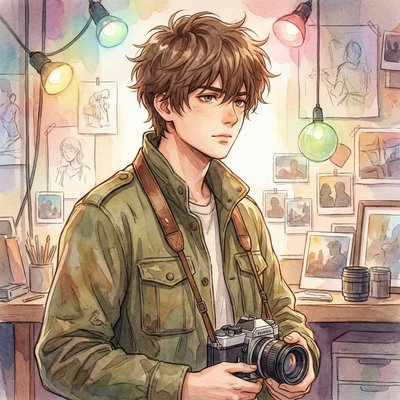 小马拉大车动漫摄影师