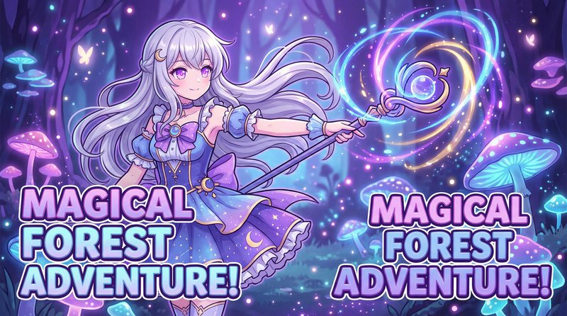 小马拉大车动漫-魔法森林